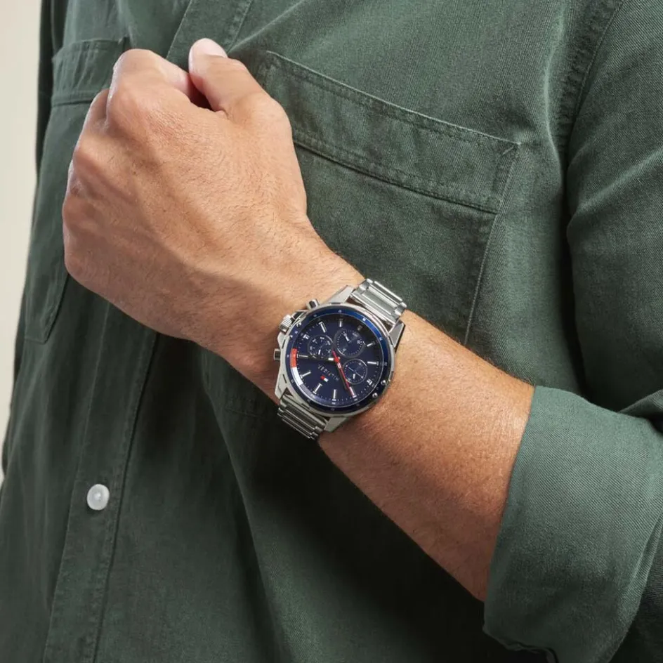 Hot TOMMY HILFIGER Montre Mason Bleu