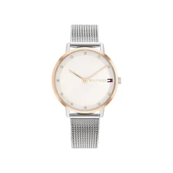 Online TOMMY HILFIGER Montre Pippa Rose cadran rose fond rose bracelet acier argenté