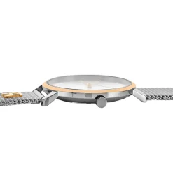 Best TOMMY HILFIGER Montre Tea Blanc cadran argenté fond blanc bracelet acier argenté