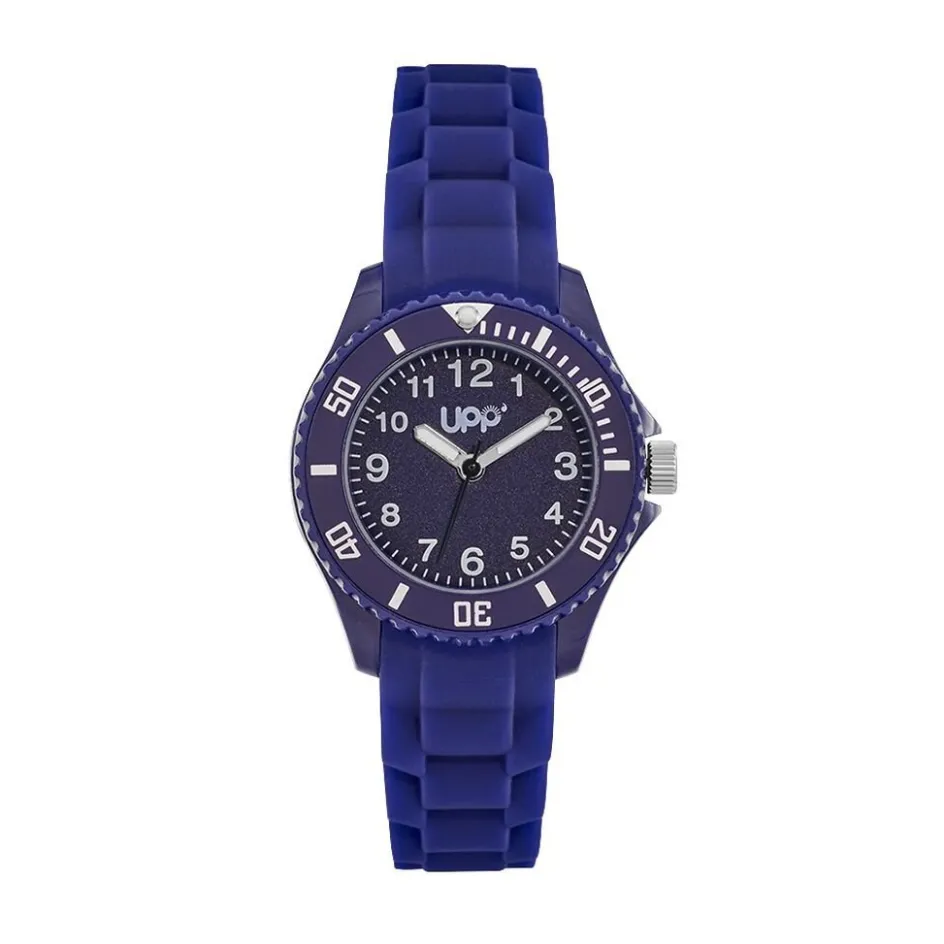 Clearance UPP Montre Aria Bleu cadran bleu fond bleu bracelet silicone bleu