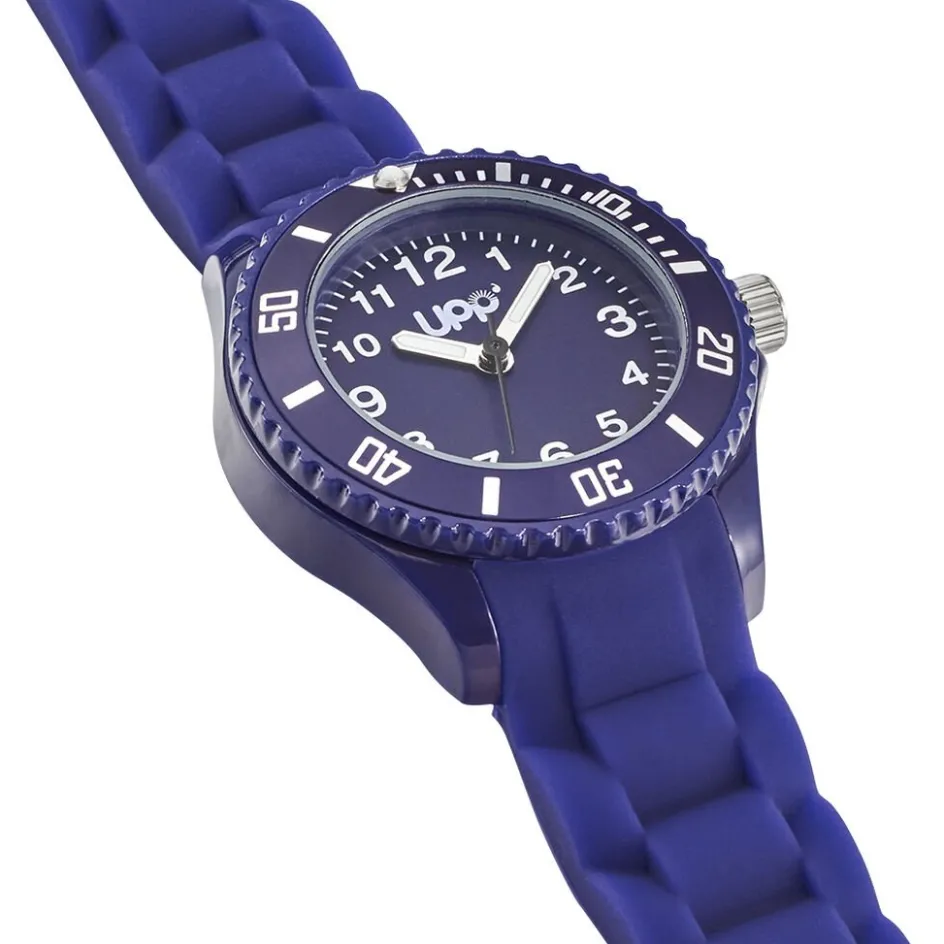 Clearance UPP Montre Aria Bleu cadran bleu fond bleu bracelet silicone bleu