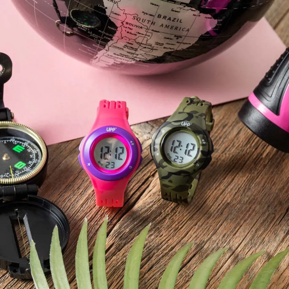 Discount UPP Montre Cosmic cadran rose bracelet synthétique rose