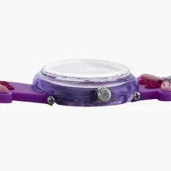 Online UPP Montre Fuzzy Bicolore cadran violet fond bicolore bracelet plastique violet
