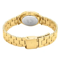 Discount UPP Montre Solena Blanc cadran doré fond blanc bracelet acier doré