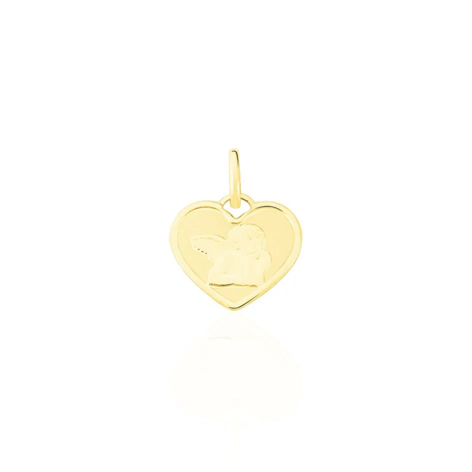 Histoire d'Or Pendentif Ange Coeur or jaune