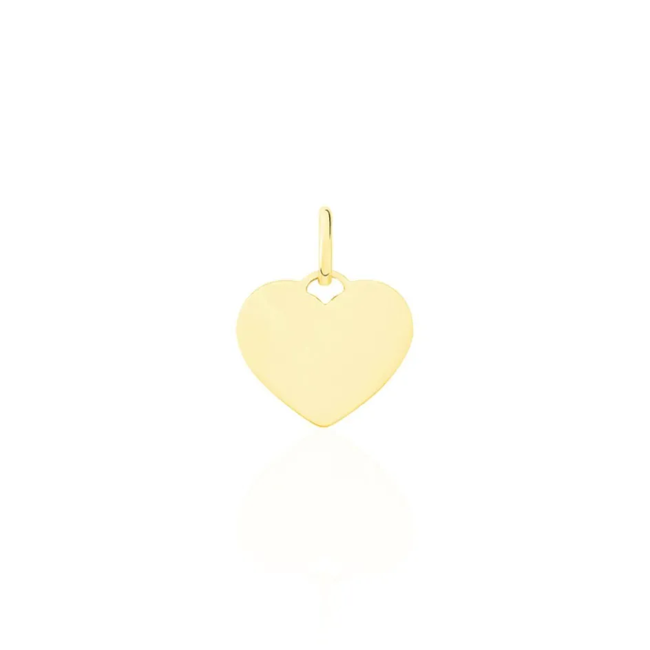 Histoire d'Or Pendentif Ange Coeur or jaune