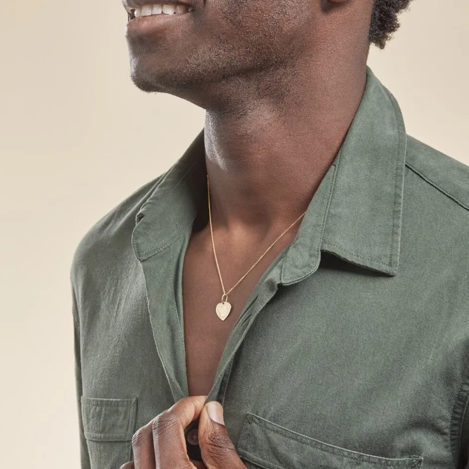 Histoire d'Or Pendentif Ange Coeur or jaune