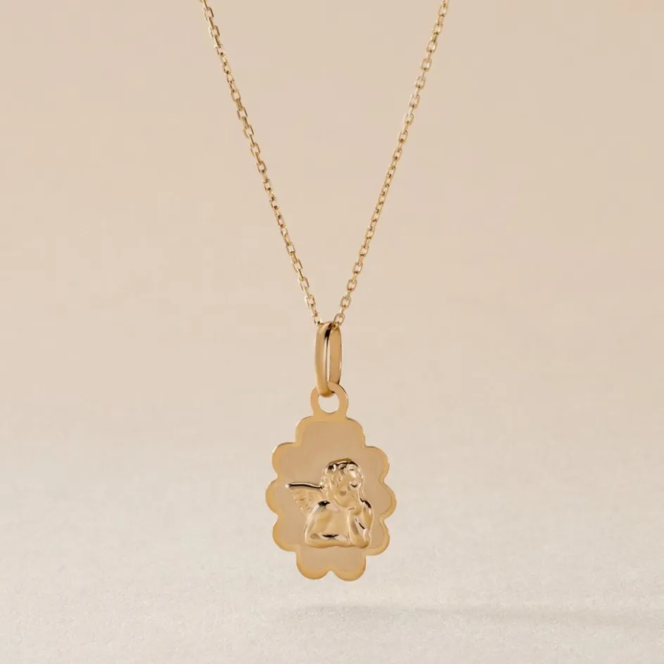 Histoire d'Or Pendentif Ange Nuage* Bijoux Personnalisés|Pendentifs