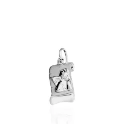 Discount Histoire d'Or Pendentif Ange Parchemin or blanc