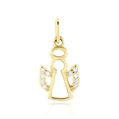 Clearance Histoire d'Or Pendentif Angel32 Or Jaune Oxyde De Zirconium