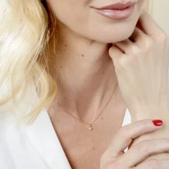 Histoire d'Or Pendentif Aphrodite or jaune diamant