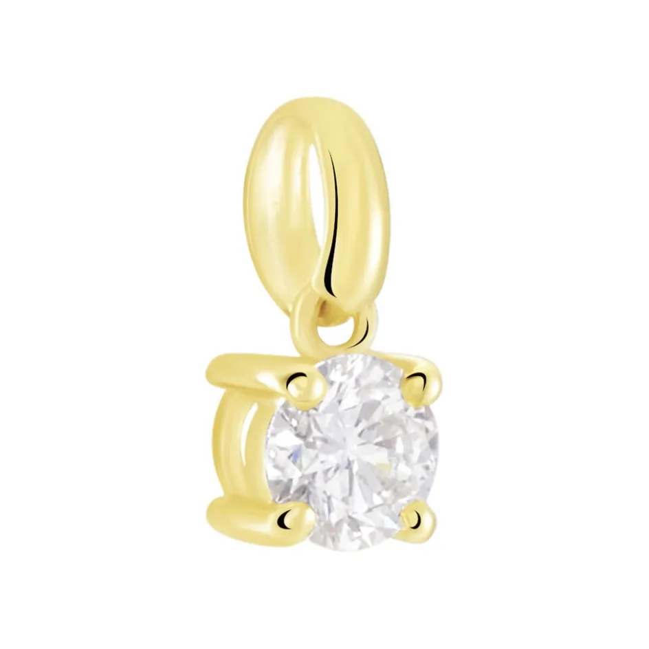 Clearance Histoire d'Or Pendentif Aphrodite or jaune diamant