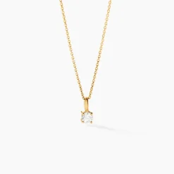 Histoire d'Or Pendentif Aphrodite or jaune diamant