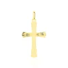 Clearance Histoire d'Or Pendentif Benny Croix Ciselee Or Jaune