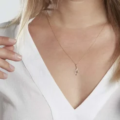 Sale Histoire d'Or Pendentif Caprais Or Jaune Oxydes De Zirconium