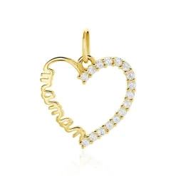 Online Histoire d'Or Pendentif Chiela Or Jaune Oxyde De Zirconium