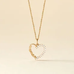 Online Histoire d'Or Pendentif Chiela Or Jaune Oxyde De Zirconium