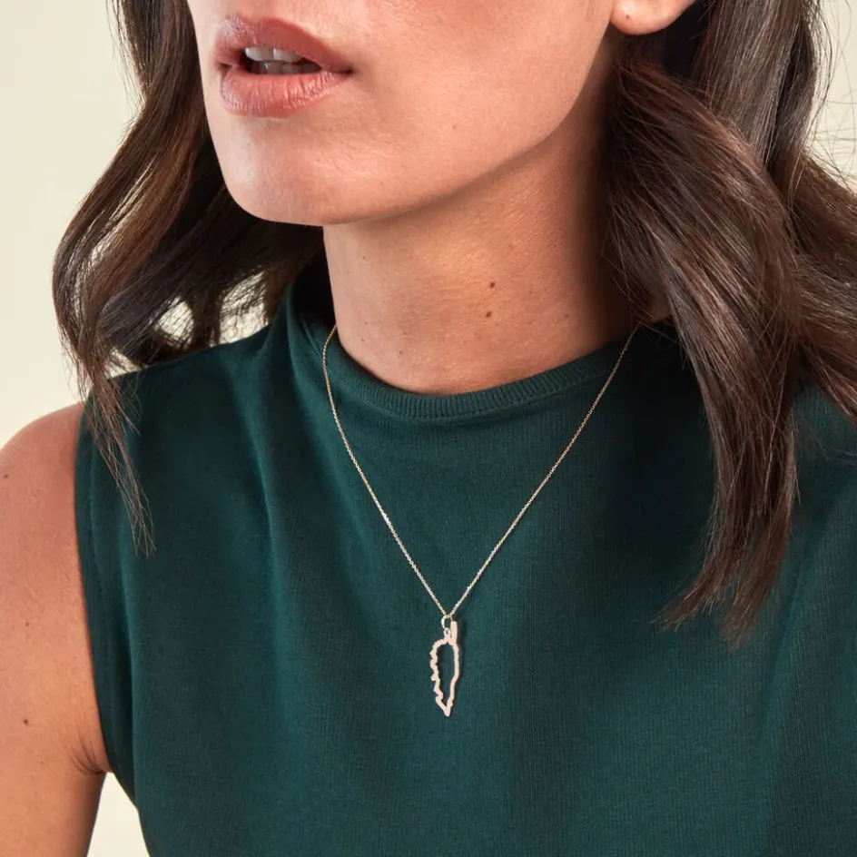 Discount Histoire d'Or Pendentif Corsica or jaune