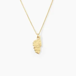Best Histoire d'Or Pendentif Corsica Plaque Or Jaune plaque or dore