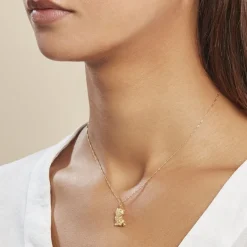 Online Histoire d'Or Pendentif Egee Chat Or Jaune