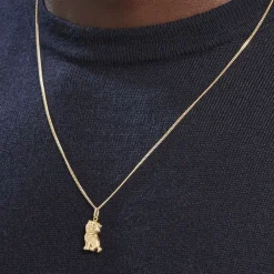 Online Histoire d'Or Pendentif Egee Chat Or Jaune