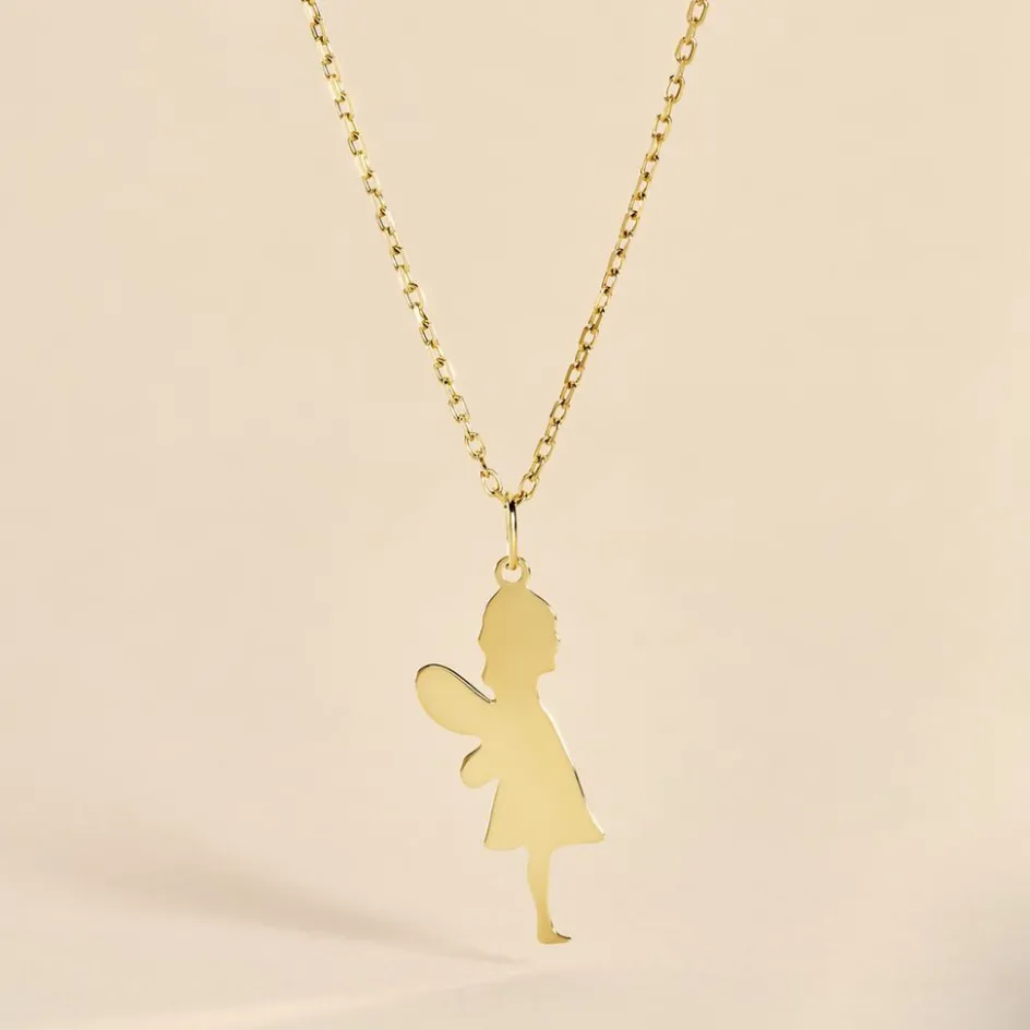 Outlet Histoire d'Or Pendentif Estrellita Ange Or Jaune