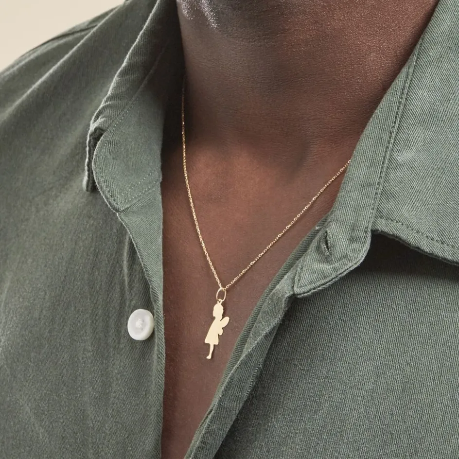 Outlet Histoire d'Or Pendentif Estrellita Ange Or Jaune