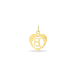 Outlet Histoire d'Or Pendentif Eudocie Coeur Lettre Or Jaune