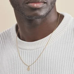 Outlet Histoire d'Or Pendentif Eudocie Coeur Lettre Or Jaune