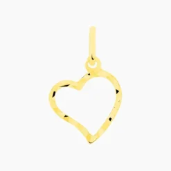 Online Histoire d'Or Pendentif Eudocie Coeur Strie Or Jaune