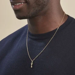 Online Histoire d'Or Pendentif Fatilia Clef Coeur Or Jaune