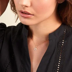 Outlet Histoire d'Or Pendentif Faye Or Jaune Oxyde De Zirconium