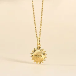 Best Histoire d'Or Pendentif Finlay Soleil Or Jaune
