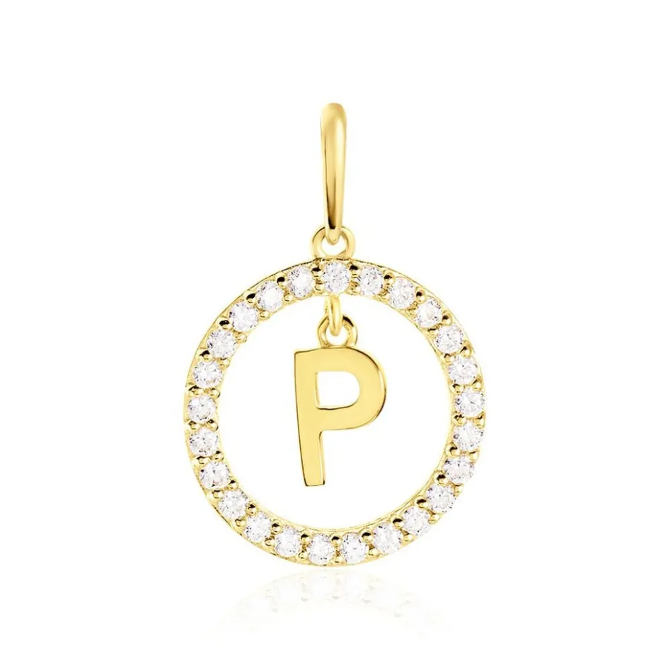 Sale Histoire d'Or Pendentif Gabe Or Jaune Oxyde De Zirconium