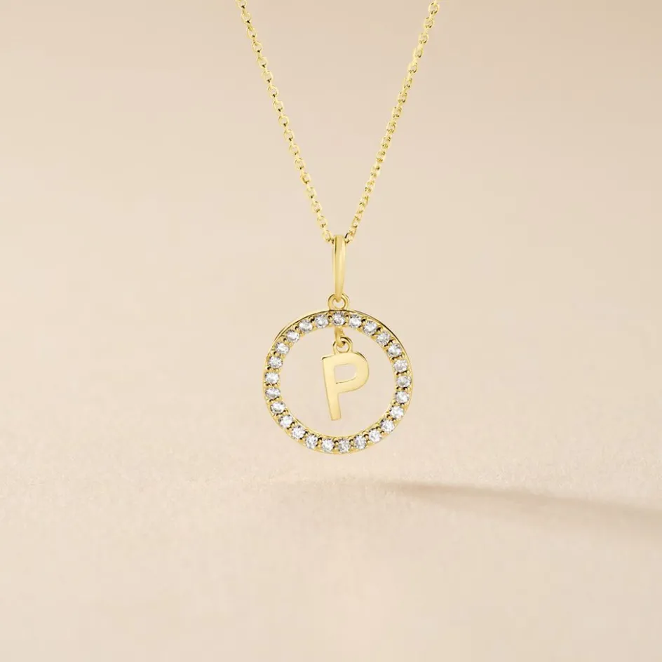 Sale Histoire d'Or Pendentif Gabe Or Jaune Oxyde De Zirconium