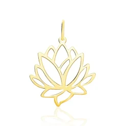 Online Histoire d'Or Pendentif Hadaya Lotus Or Jaune