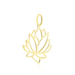 Online Histoire d'Or Pendentif Hadaya Lotus Or Jaune