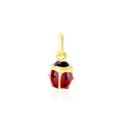 Outlet Histoire d'Or Pendentif Helidie Coccinelle Or Jaune