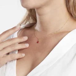 Outlet Histoire d'Or Pendentif Helidie Coccinelle Or Jaune