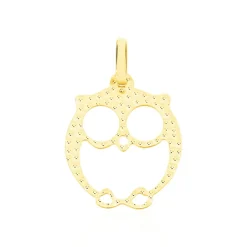 Clearance Histoire d'Or Pendentif Ilies Hibou Or Jaune