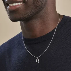 Clearance Histoire d'Or Pendentif Ionia Lettre or blanc