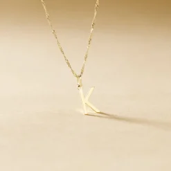 Discount Histoire d'Or Pendentif Ionia Lettre or jaune