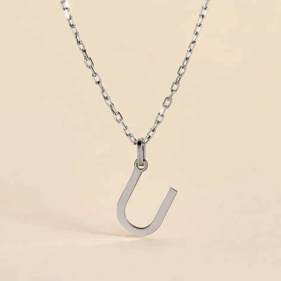 Hot Histoire d'Or Pendentif Ionia Lettre or blanc