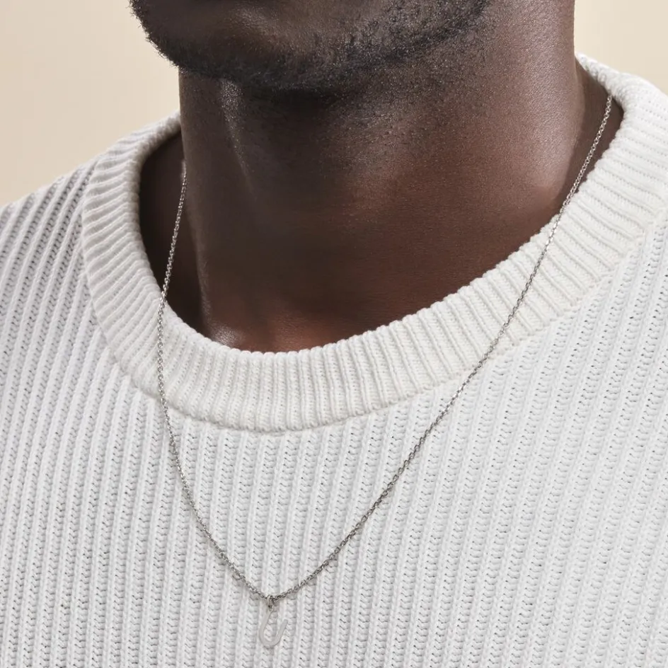 Hot Histoire d'Or Pendentif Ionia Lettre or blanc