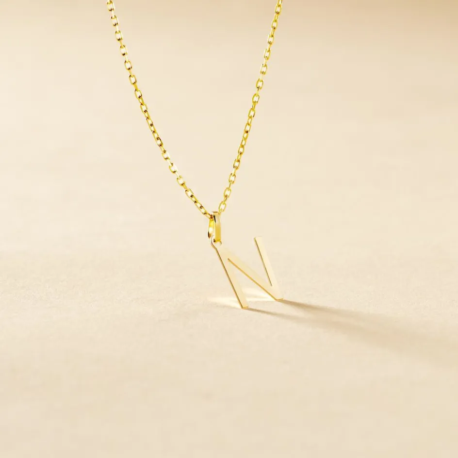 Outlet Histoire d'Or Pendentif Ionia Lettre or jaune