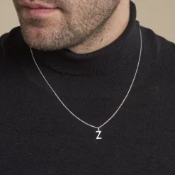 Histoire d'Or Pendentif Ionia Lettre or blanc