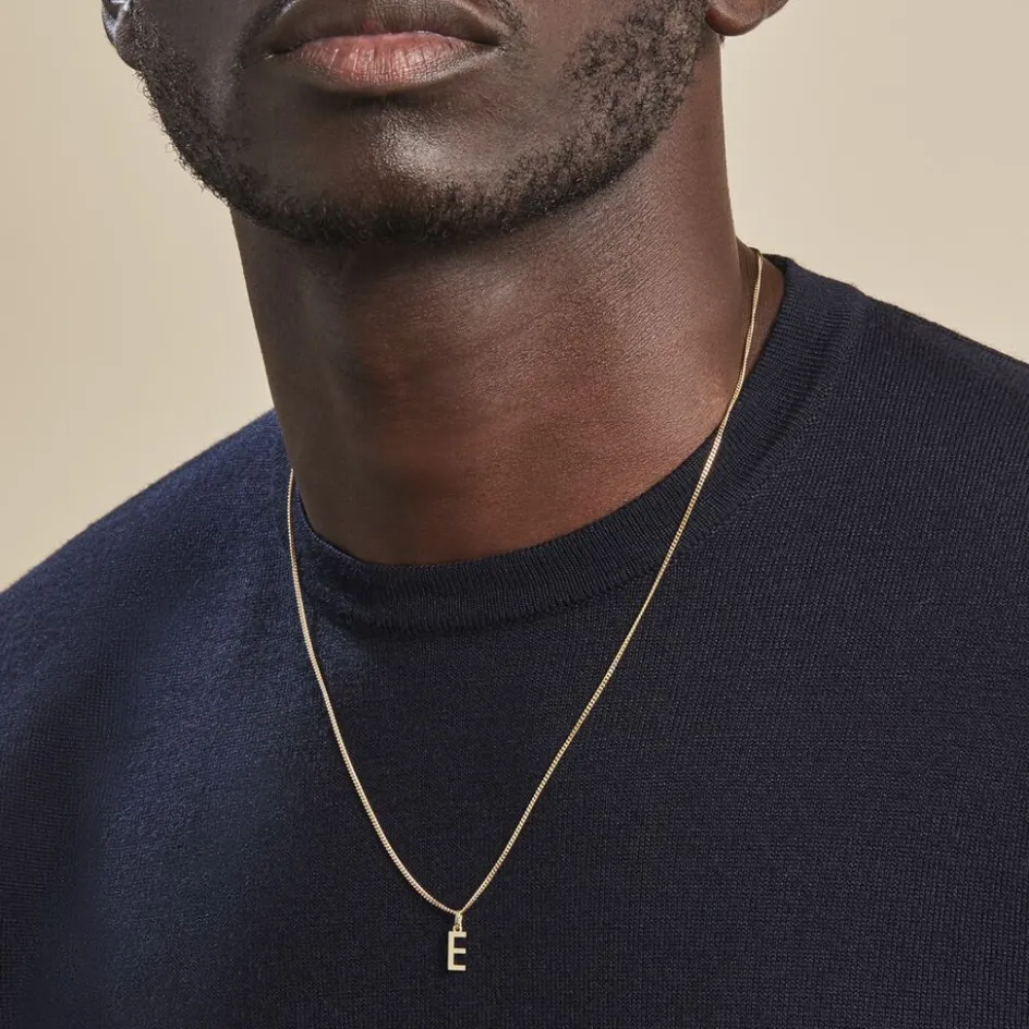 Clearance Histoire d'Or Pendentif Ionia Lettre or jaune