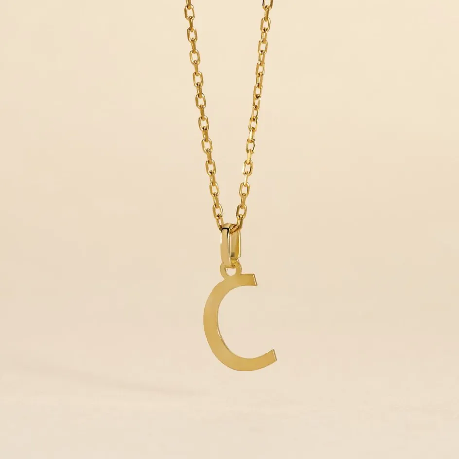 Histoire d'Or Pendentif Ionia Lettre or jaune