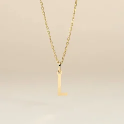 New Histoire d'Or Pendentif Ionia Lettre or jaune