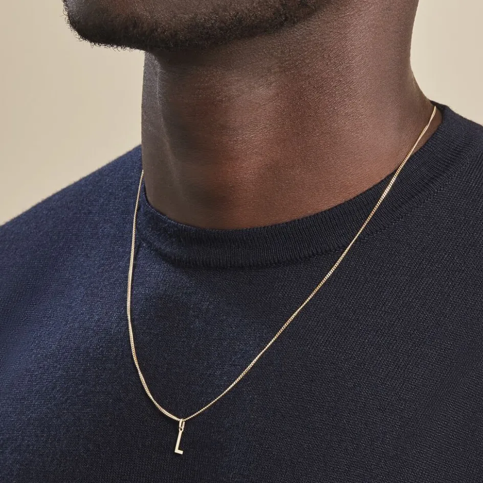 New Histoire d'Or Pendentif Ionia Lettre or jaune